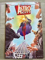 Front cover Astro City Issue 1 Image Comics showing Samaritan descending