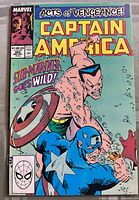 Cover of Captain America #365 showing Sub-Mariner and Captain America