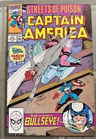 Captain America #373 cover Streets of Poison part, Bullseye return