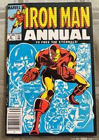 Front cover of Iron Man Annual #6 Canadian price variant