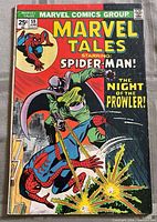 Front cover Marvel Tales #59 showing Spider-Man and Prowler