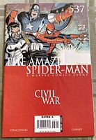 Cover of The Amazing Spider-Man #537 Civil War issue
