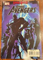 Cover of Dark Avengers comic showing team artwork