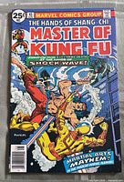 Cover of Master of Kung Fu #43 showing action scene, price 25¢, issue 43