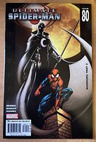 Cover of Ultimate Spider-Man issue 80 featuring Moon Knight and Spider-Man