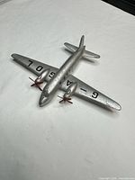 Top view showing overall airplane with registration