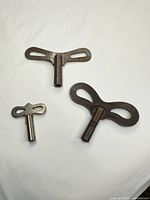 All three clock keys top view