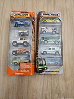 Front view of MBX Wild and Metro Transit 5-packs showing all vehicles