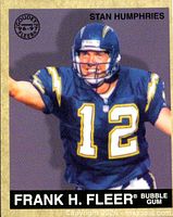 Front of Stan Humphries Goudey card