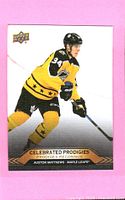 Upper Deck Tim Hortons Retrospective Celebrated Prodigies Auston Matthews card front