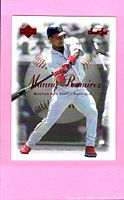 Front of Manny Ramirez 2001 Upper Deck Sweet Spot card