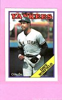 Front of 1988 O-Pee-Chee Dave Winfield #89 card