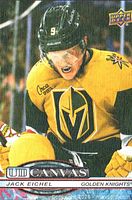 Jack Eichel Golden Knights UD Canvas card front