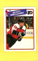 Front of Scott Mellanby 1988 O-Pee-Chee rookie card