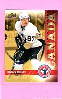 Front of Sidney Crosby #HCD6 Upper Deck card