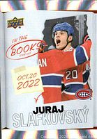 Juraj Slafkovsky Upper Deck Tim Hortons "In The Books" card front