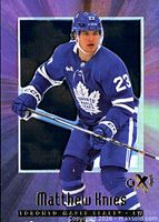 Matthew Knies EX purple foil trading card front