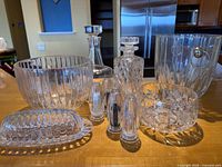 All serveware items grouped for scale and variety