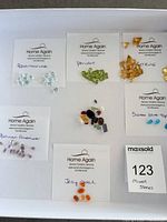 Overview of all gemstone groups on labelled cards