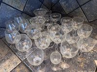 Group shot of entire stemware collection