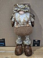 Full view of Tomte figurine standing upright