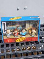Front of sealed Seinfeld Little People Collector box showing four figures