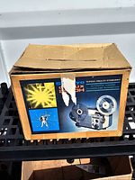 Exterior of original Sankyo box showing model graphics