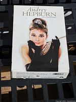 Front of slipcase showing Audrey Hepburn image and collection title