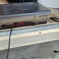 Front angled view of RCA VCR showing branding and controls