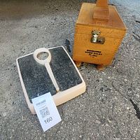 Scale and closed shoe valet side by side