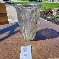 Full view of vase on table