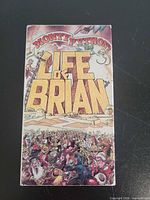 Front cover of Life of Brian VHS sleeve showing title and artwork