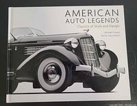Front cover showing full title, authors and classic Auburn automobile image