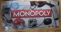 Front of sealed Monopoly NHL Collector's Edition box