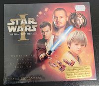Front of sealed Star Wars Episode I widescreen video collector’s edition VHS