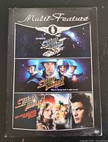 Front of sealed DVD case showing multi-feature artwork