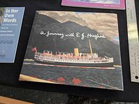 Front cover of A Journey with E. J. Hughes and partial view of Joan Murray book