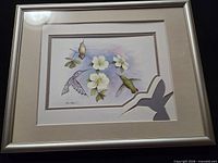 Framed print front view showing artwork and mat