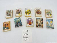 All ten decks arranged in two rows