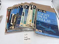 Stack of 16 bagged Look magazines with note L19