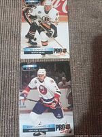 Both rookie cards front view