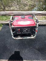 Front view of Energizer eZG1300 generator on mat