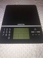 Full view of Gourmia digital kitchen scale front