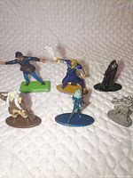 All six miniature figures overview