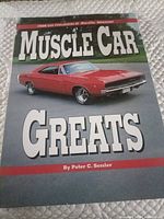 Front cover showing title and car image