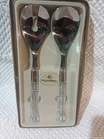 Boxed Bowring salad fork and spoon set