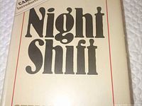 Front dust jacket with title Night Shift