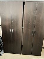 Full view of both cabinets side by side