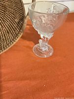 Tray and goblet side by side for scale and material view