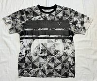 Front view of 19V69 Italy short sleeve printed shirt